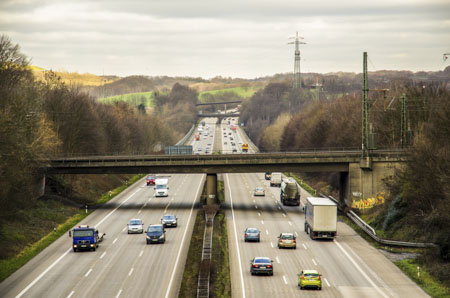 zawieszanie autostrada